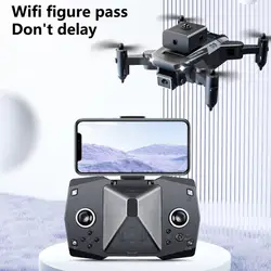 Remote Control Plane 1 Set User-friendly Phone Control Plastic  Foldable RC Photography Drone with 4K Dual Cameras for Student