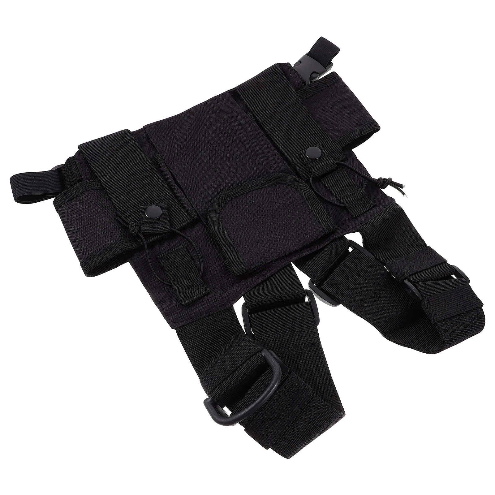 

Durable Chest Bag Outdoor Radio Harness Adjustable Storage Bag For Hiking Camping Running Fishing Cycling Holds Phone Keys Power