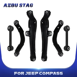 AzbuStag 6Pcs Rear Upper Lower Locating Lateral Control Arm Suspension Kit for Jeep Compass Patriot Dodge Caliber 2007-2017