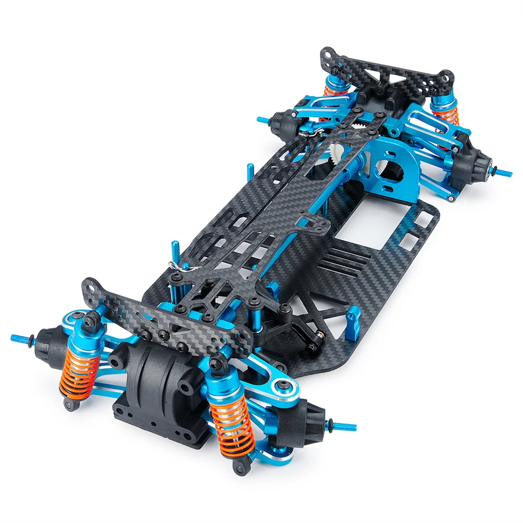 1/10 Carbon Fiber RC Frame Plastic Frame Chassis For 1/10 Chassis Frame TT02 RC Car Accessories Drift Racing Replacement Parts