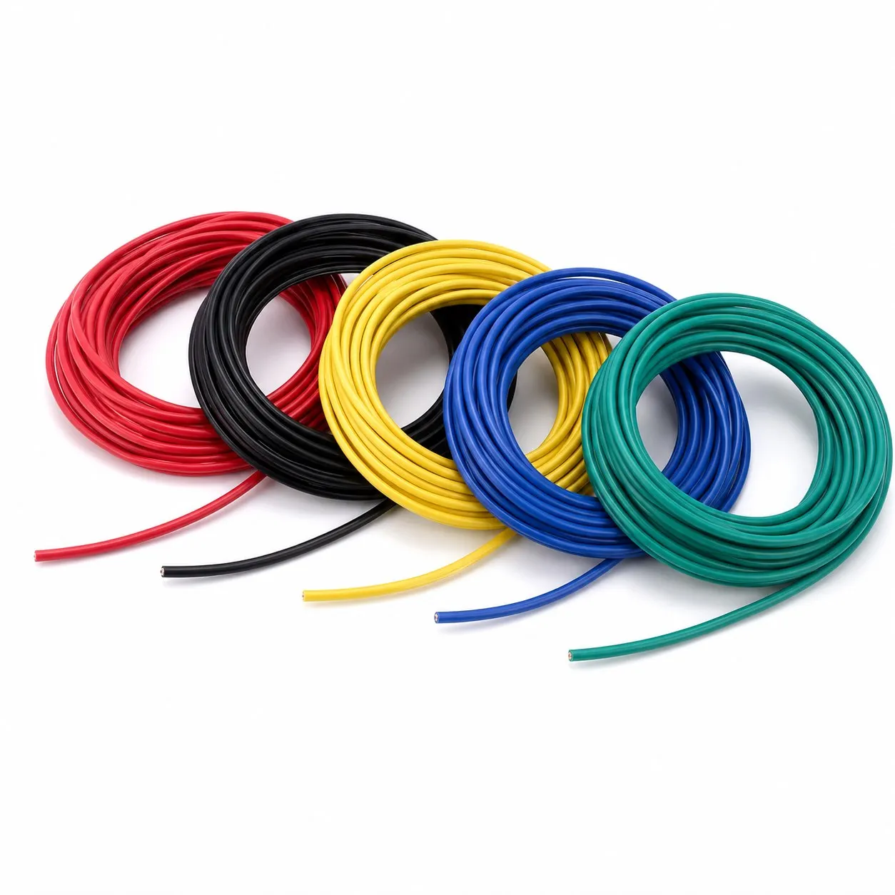 18/20/22/24/26/28 AWG Silicone Electric Wire 5 meter/16.4ft- Soft, Flexible Tin-Copper Wire High Temperature Resistant