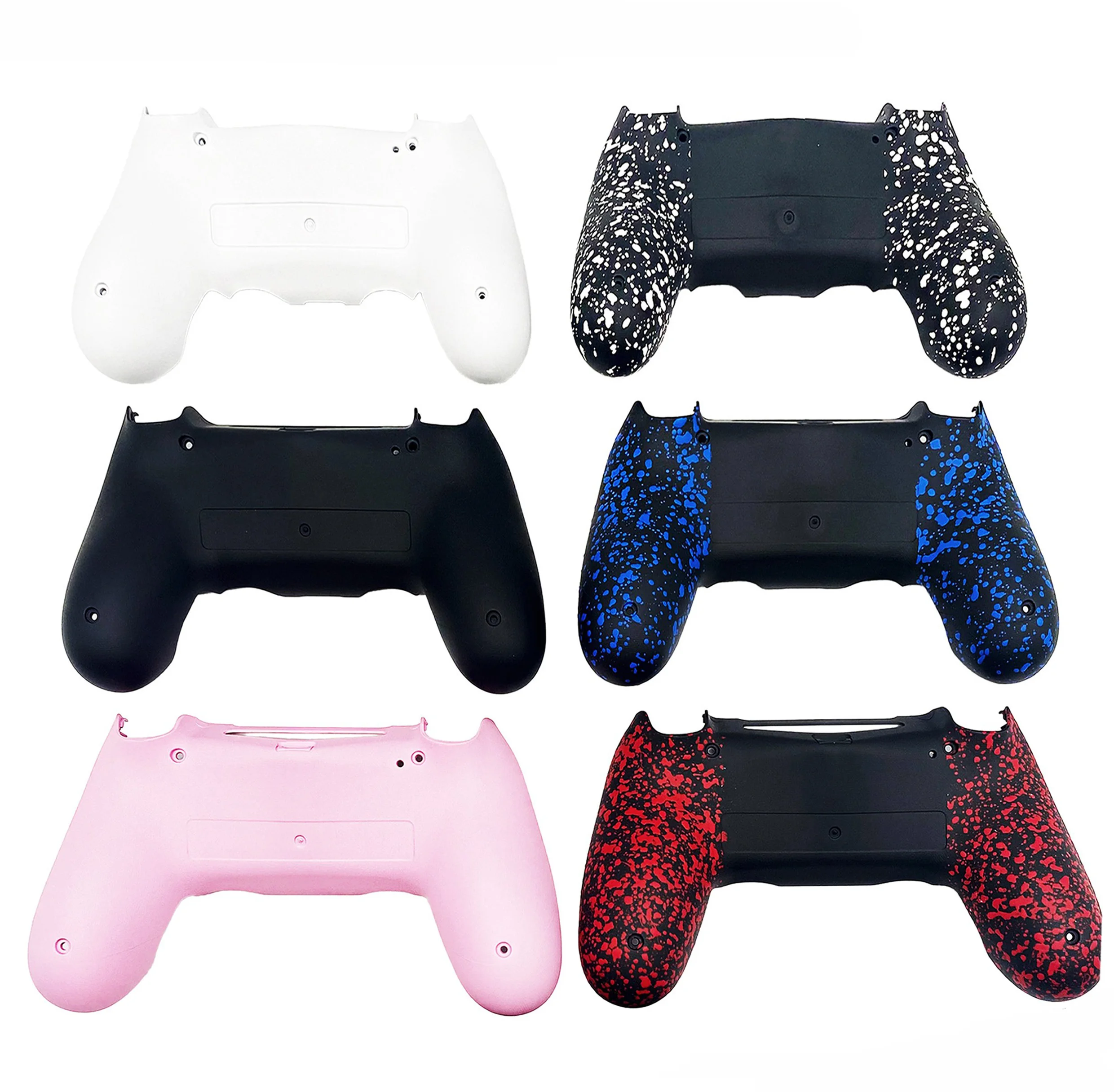 Carcasa para Control de PS4, Carcasa Trasera Personalizada y Elegante para DualShock 4, Carcasa de Repuesto para JDM-040/050/055