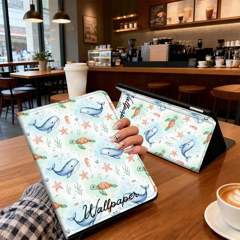 

A group of marine organisms For Xiaomi Redmi Mi Pad 4 5 6 6s 7 8 SE Pro 2 11 Plus Max 12.4 11 11.2 12.5 8.7 inch Tablet Case