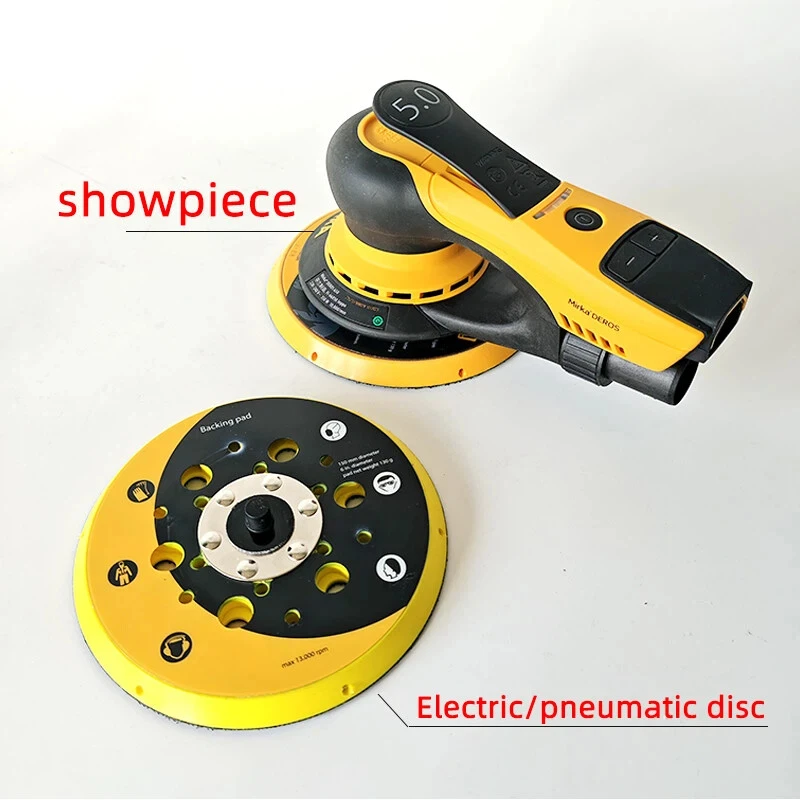 For Mirka 6 Inch 150mm Sanding Pad, Porous Dry Grinding Base Plate, Polisher Machine Replacement Accessories