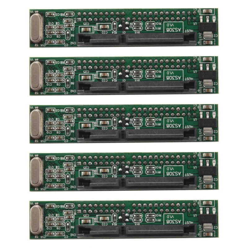 5 uds 2,5 pulgadas Ide a adaptador Sata, convertir portátil 44 pines macho Ide Pata Hdd disco duro Ssd a una puerto Serial Ata