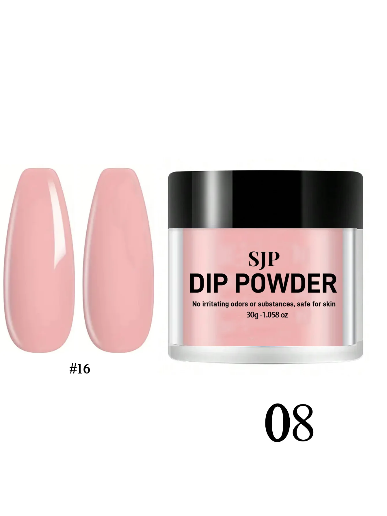 Poudre acrylique pour trempage des ongles 30G, pour manucure française, poudre de trempage de couleur, adaptée au bricolage de Salon de manucure à domicile, longue durée