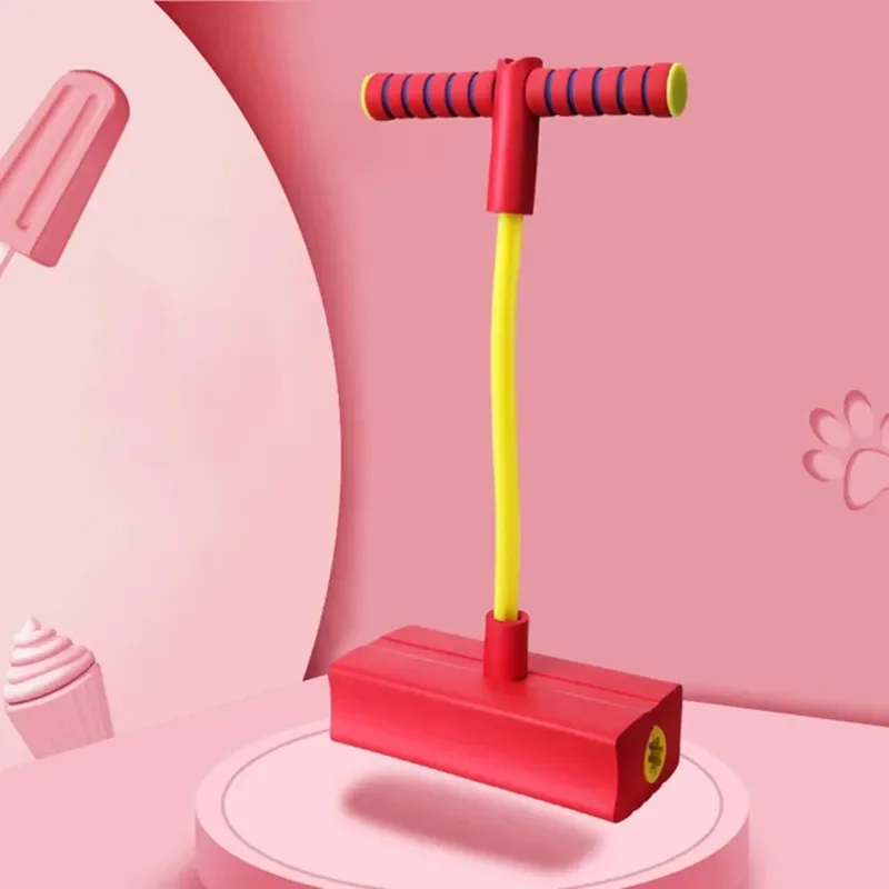 子供用スポーツゲームおもちゃフォームラバースティックジャンパー屋内外兼用楽しいフィットネス器具バウンス感覚向上おもちゃ男の子女の子ギフト