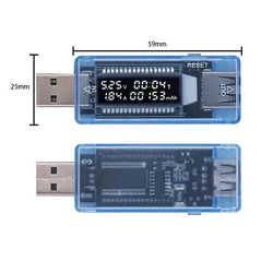 Medidores de voltaje de corriente, probador de batería, USB, cargador médico, Banco de energía