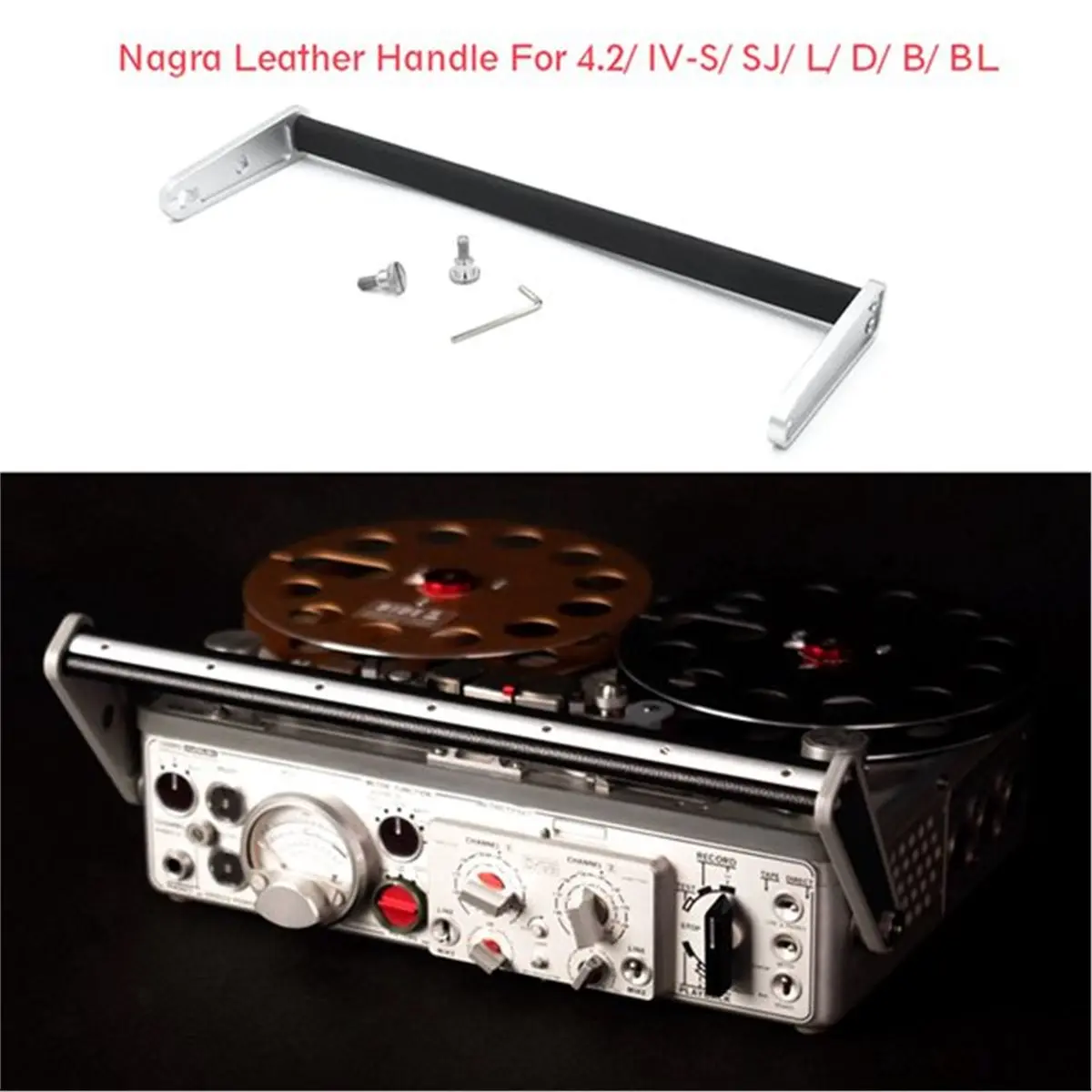 Y813A~!#For Nagra Leather Handle Screws Set Direct Mount Handle for 4.2/ IV-S/ SJ/ L/ D/ B/ BL Speaker Accessories