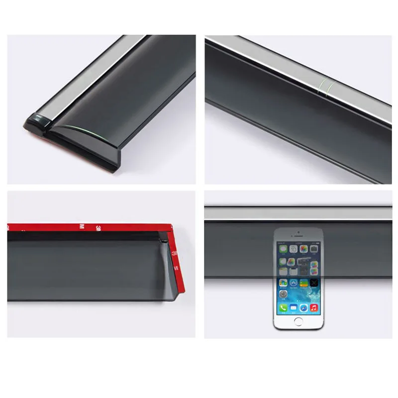 مناسبة لـ 2004-2007 Vios درع الطقس لنافذة Vios المطر الحاجب حقن مصبوب درع المطر منحرف التهوية #5