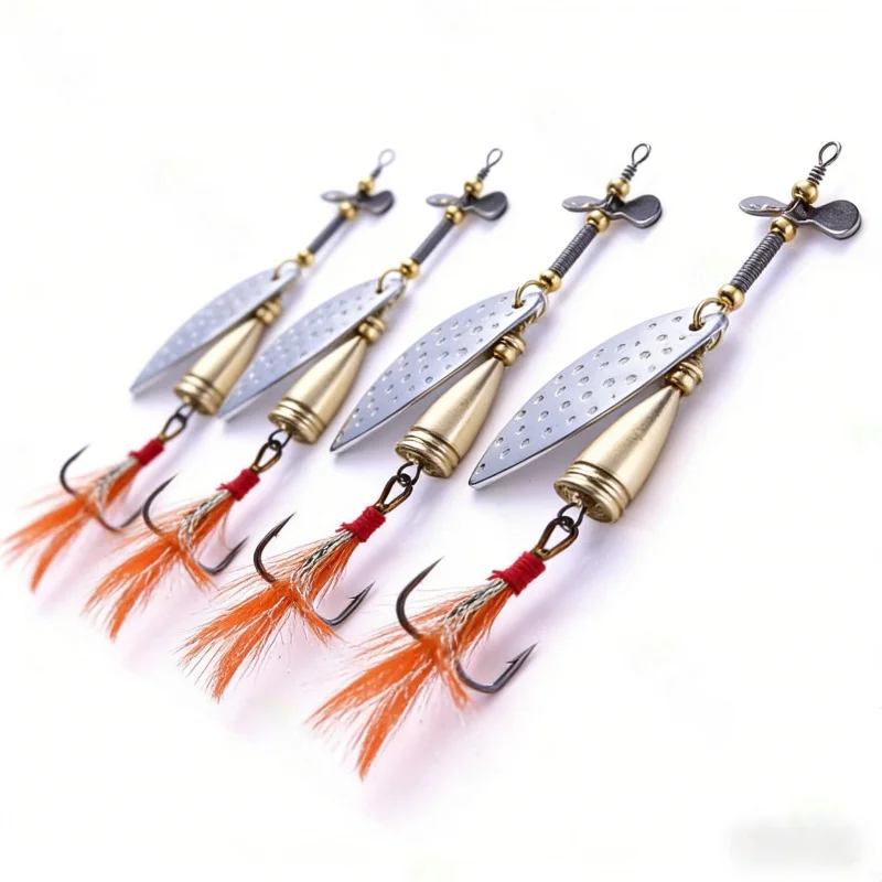 

Бионическая вращающаяся блесна с пайетками 84 см 132 г для дальнего заброса, универсальная металлическая приманка для ловли баса и красного морского окуня в пресной и соленой воде