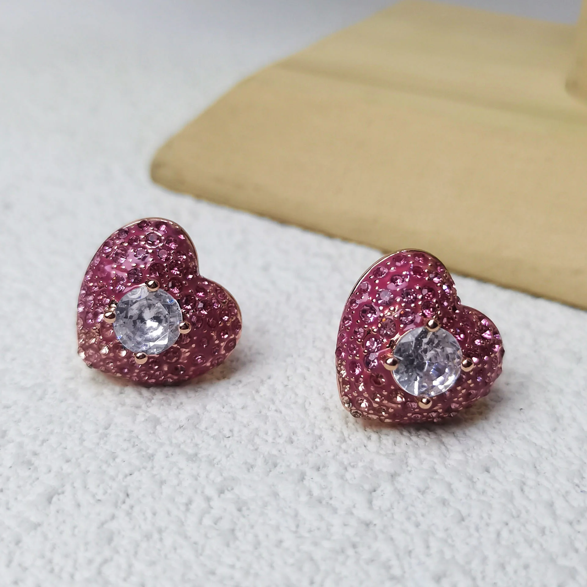 حلق صغير أصلي 2026 صيفي عصري أطقم مجوهرات راقية للنساء قطع مستديرة كريستال تنس أقراط مجوهرات الحفلات #4