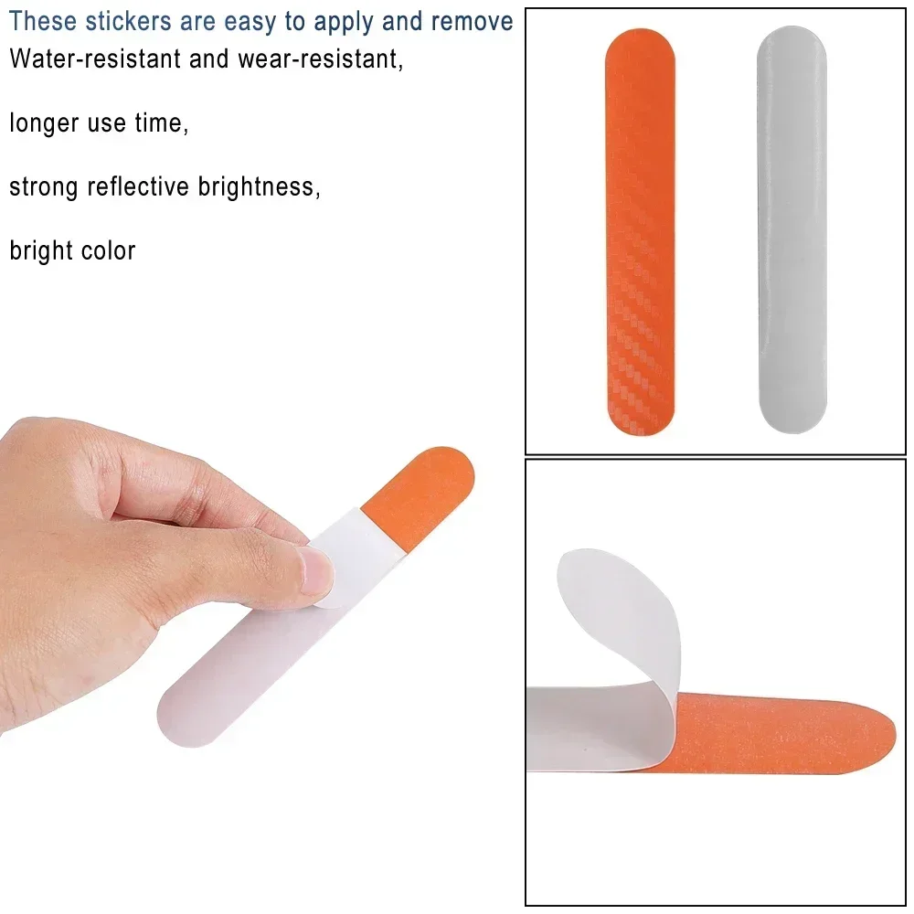 Xiaomi 4 울트라 전기 스쿠터 용 PVC 반사 스티커 반사 방지 경고 스티커 커버 교체 부품