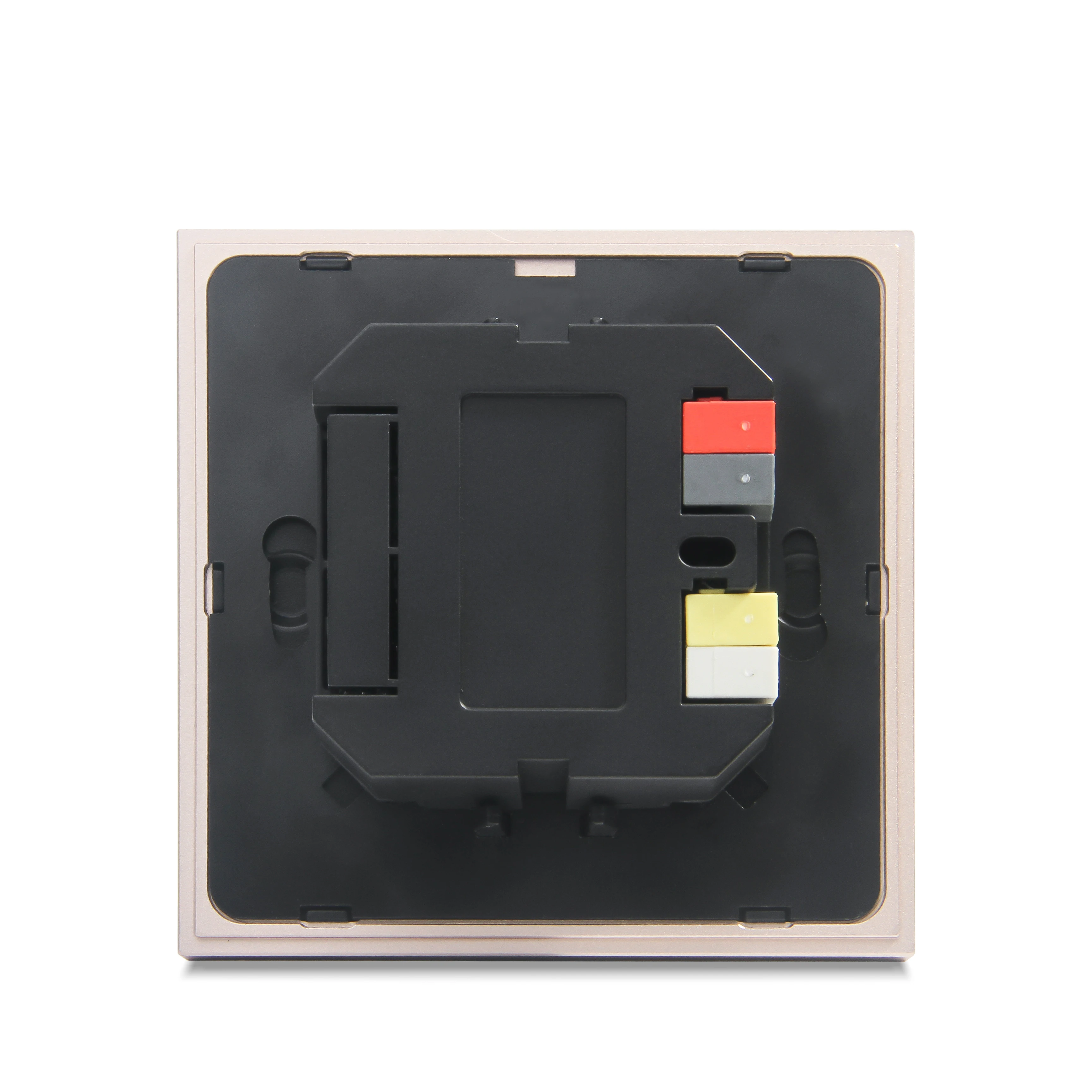 Interruptor de pared del hotel KNX Sistema de automatización inteligente Panel de botón de control de temperatura inteligente