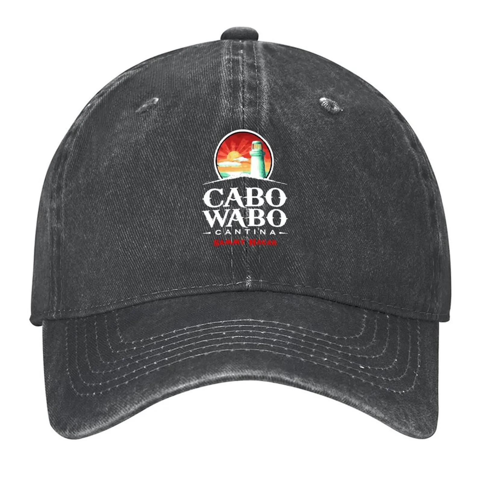 

Cabo wabo red Baseball Cap men's big size hat Snap Back Hat party Hat Wild Ball Women's Golf Clothing Men's
