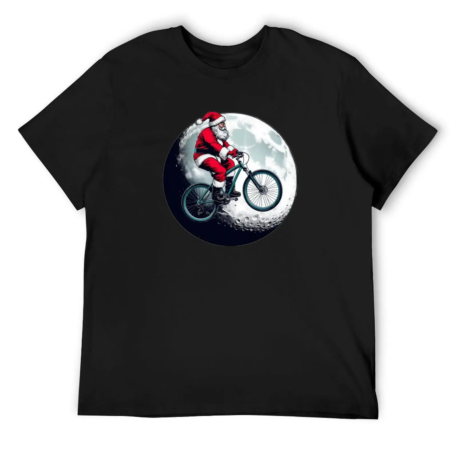 

Santa Claus riding a bike T-Shirt