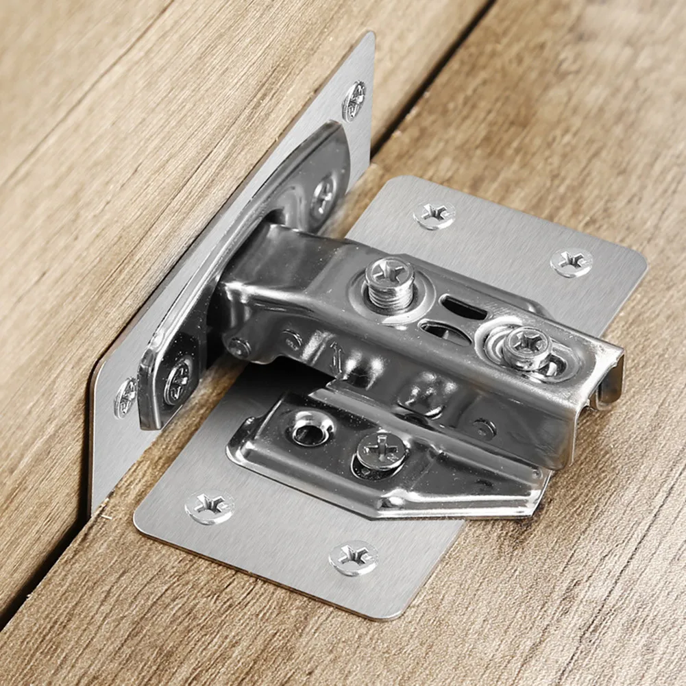 

Brand New High Quality Practical Hinge Repair Plate Plate Tool Hinge Kit Part Repair Side Plate Stainless Steel