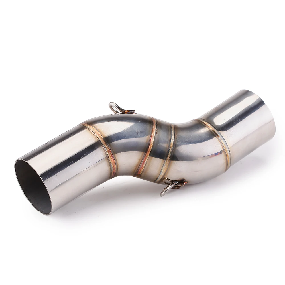 Slip-on tubo di collegamento centrale collegare 51mm silenziatore di scarico Sezione centrale di scarico moto per TRK502X TRK552X 502X 552X