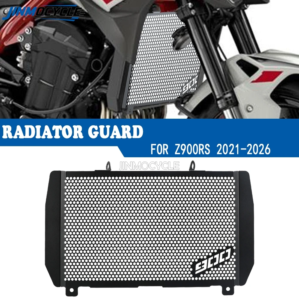 

Radiator Guard Cover Protector JINMOCYCLE For Kawasaki Z900 Z 900 RS SE 2017 2018 2019 2020 2021 2022 2023 2024 2025 2026 Z900RS