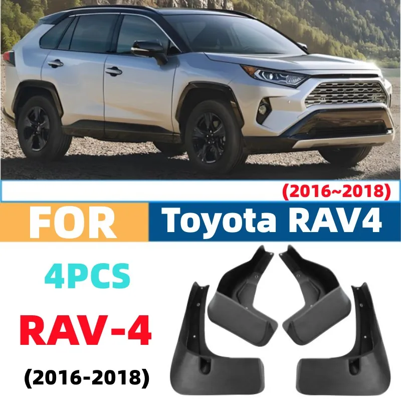Für Toyota RAV-4 RAV4 2016 ~ 2018 Auto Schmutzfänger Vorne Hinten Rad Kotflügel Original Design Fender Splash Guards Abdeckung zubehör