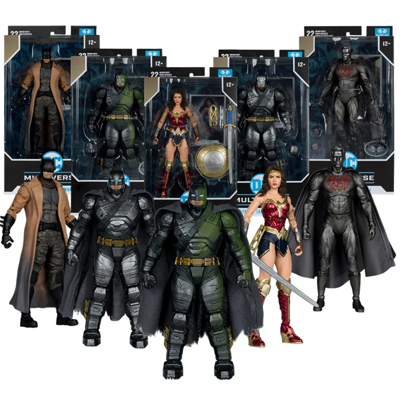 Justice League Action Figure DC Multiverse Armor Suit Batman False God Superman Wonder woman Collect Models Toys Gift