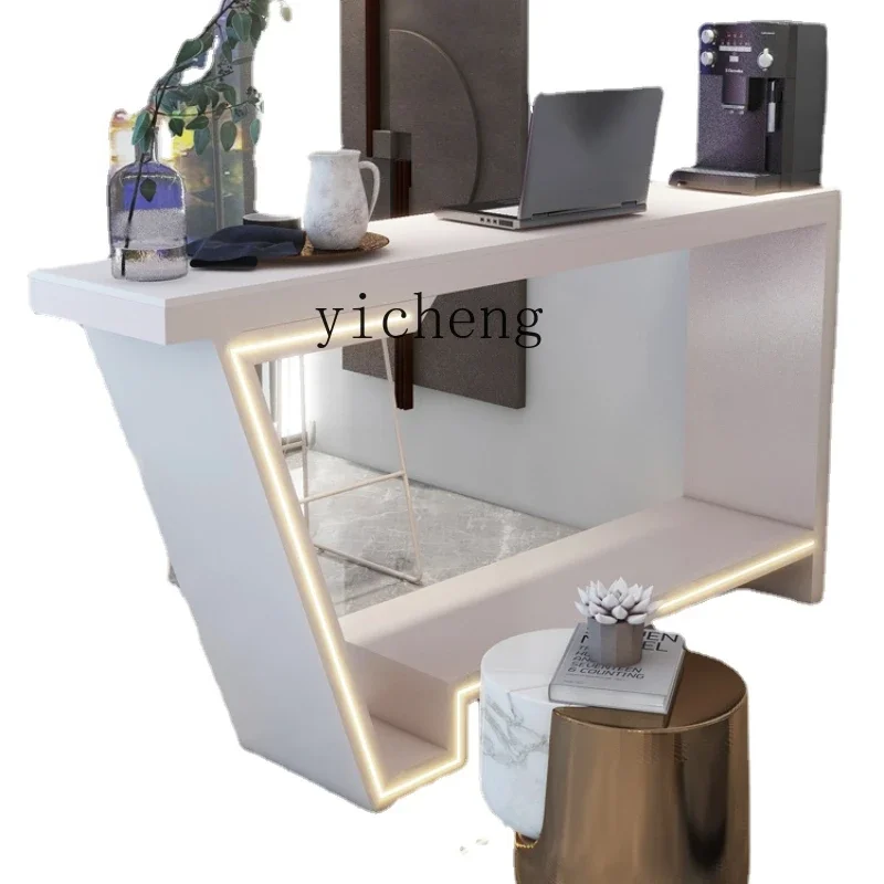 

Xl Stone Plate Bar Table Sofa Edge Partition Bar Integrated Bar Table Long Table