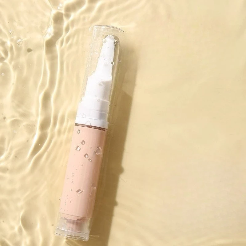 4Pcs 5ml 10ml Empty Mini Clear Plastic Liquid Foundation Vacuum Pump Bottles Travel Sample Container Makeup Tubes Vials