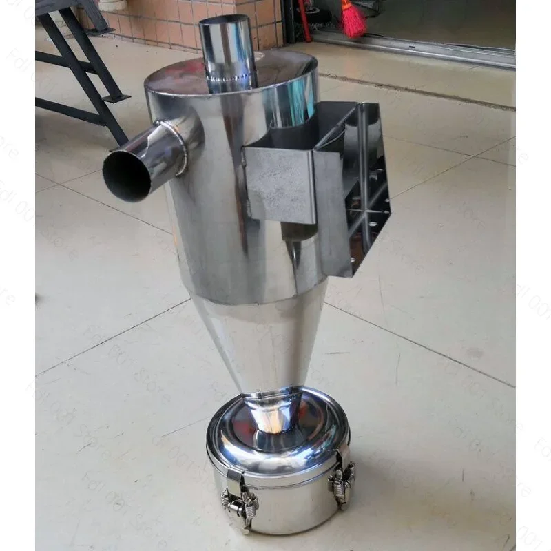 Stainless Steel Caliber 50mm Material Suction Machine Feeder with Cyclone Dust Collector Air Dust Exhaust And Intake Filter