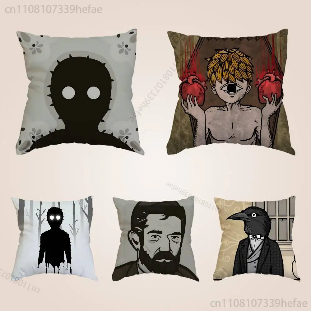Game R-Rusty Lake Pillow Case Plush Pillow Cases Home Decoration Pillow Cover for Sofa Bed Chair Living Room