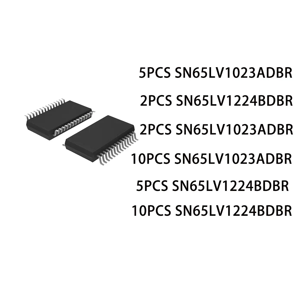 SN65LV1023ADBR SN65LV1023 SN65LV1224BDBR SN65LV1224 LV1224B LV1023A SSOP28 ، ic أصلي جديد تمامًا ، توصيل مجاني