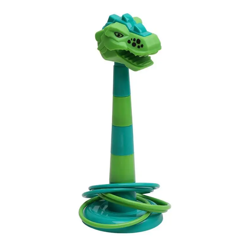 Dinosaur Rings Toss Game Cute Dinosaur Ring Toy Detachable Toss Ring Game Educational Outdoor Toss Game Portable Tossing And