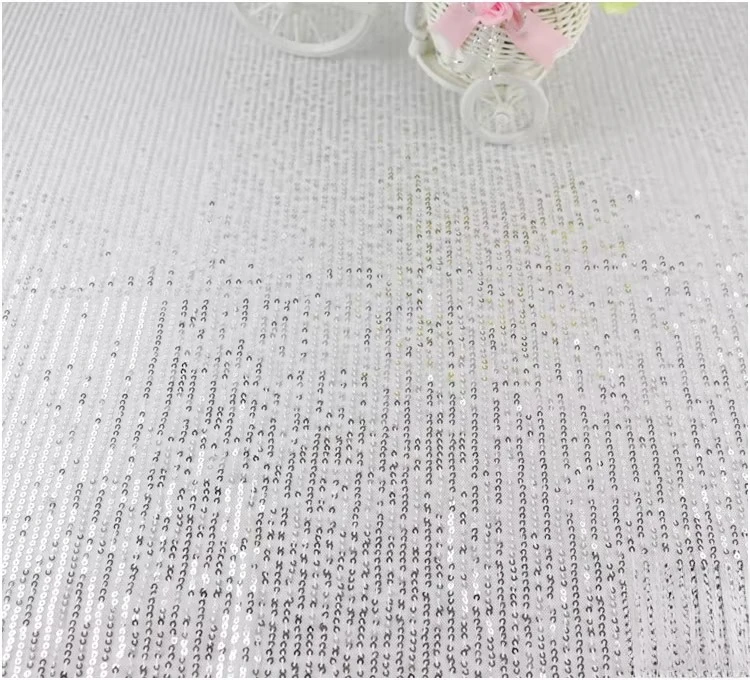 

European and American Style High-quality Elastic Sequin Embroidered Fabric Handmade Clothing Background Decorative Accessories