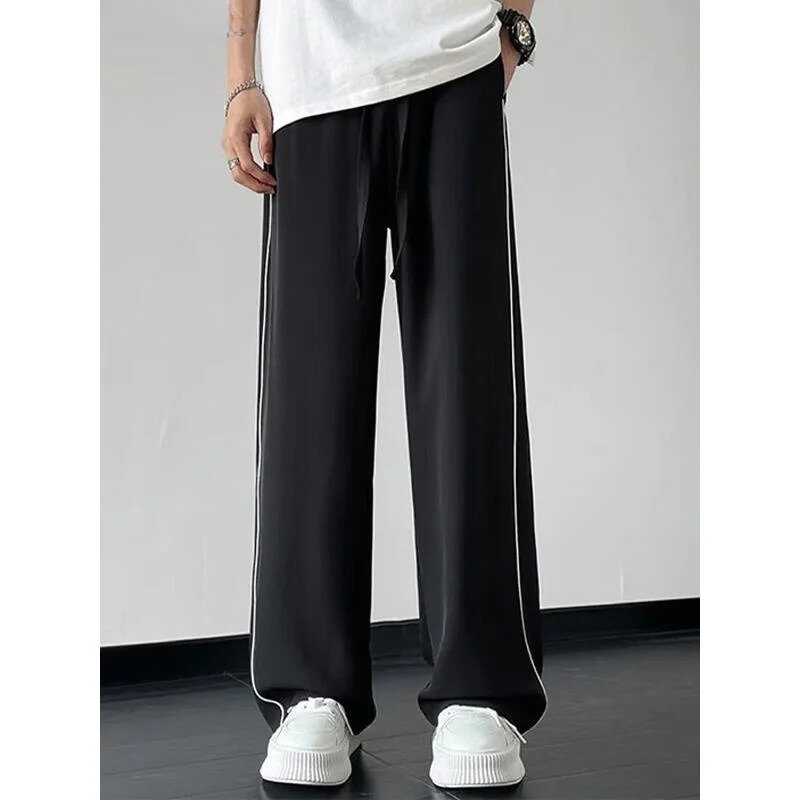 

VIIOW ледяные шелковые солнцезащитные брюки мужские летние тонкие прямые свободные повседневные спортивные длинные брюки Qui Dry