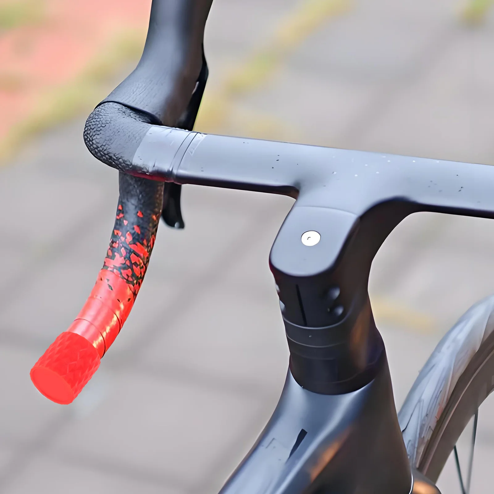 

1 Pair Silicone Handlebar End Caps For Bicycle Brake Handle Comfortable Grip Scratch Protection Quick Release Road Mountain Bike
