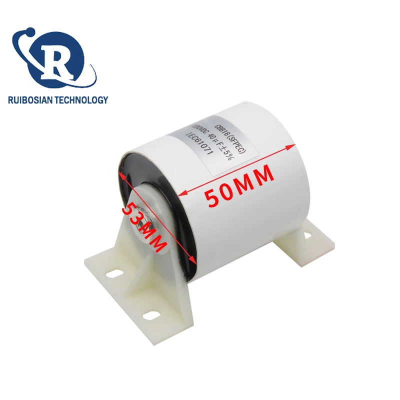 White With bracket 1000v 40uf Welding machine capacitor
