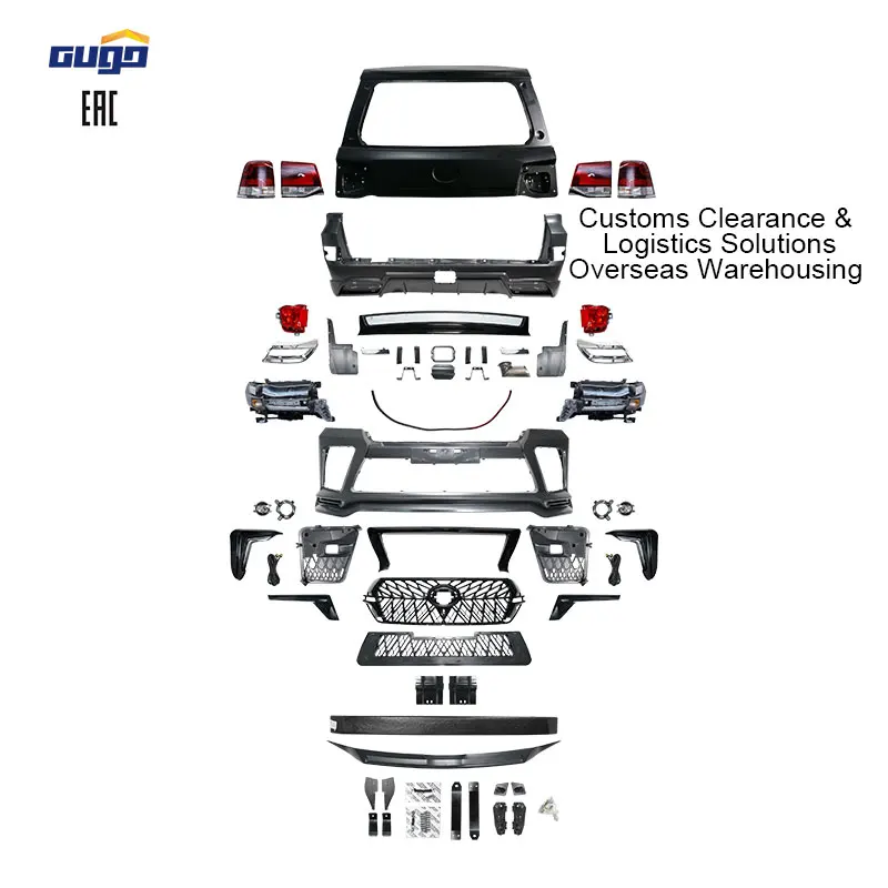 

GUGO New Condition for Toyotas Land Cruiser 200 2008-2015 Body Kit Modified LC200 E Model Front & Rear Bumper Fenders