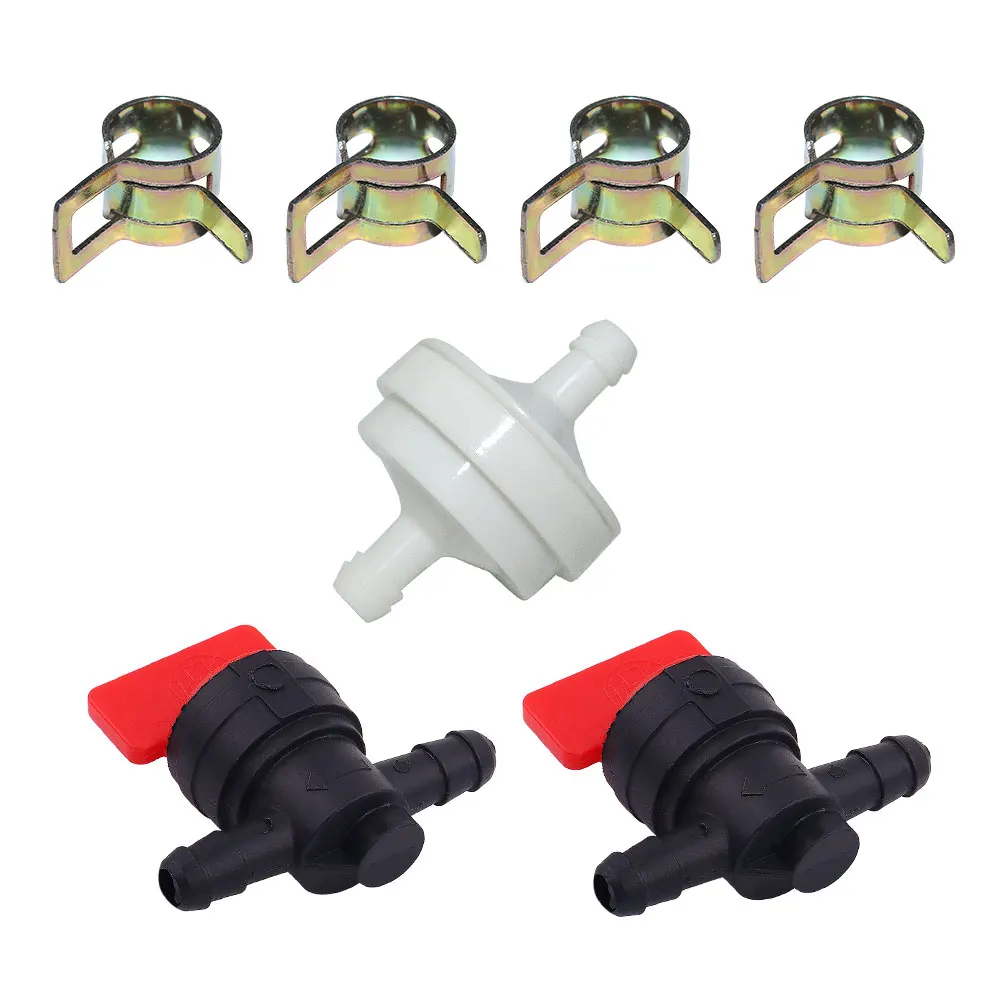 In Line Fuel Shut Off Valve 1/4" For Briggs & Stratton Murray Toro 494768 698183 Grass Trimmer Cortador De Grama
