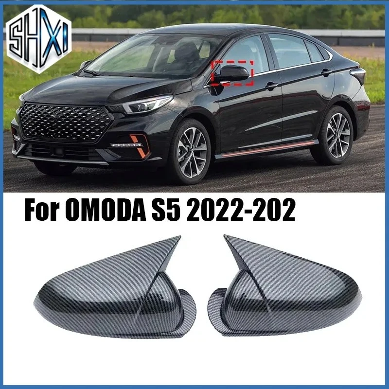 For OMODA S5 2022 2023 2024 GT Retrofitting of a pair of ABS side mirror covers on the rearview mirror housing