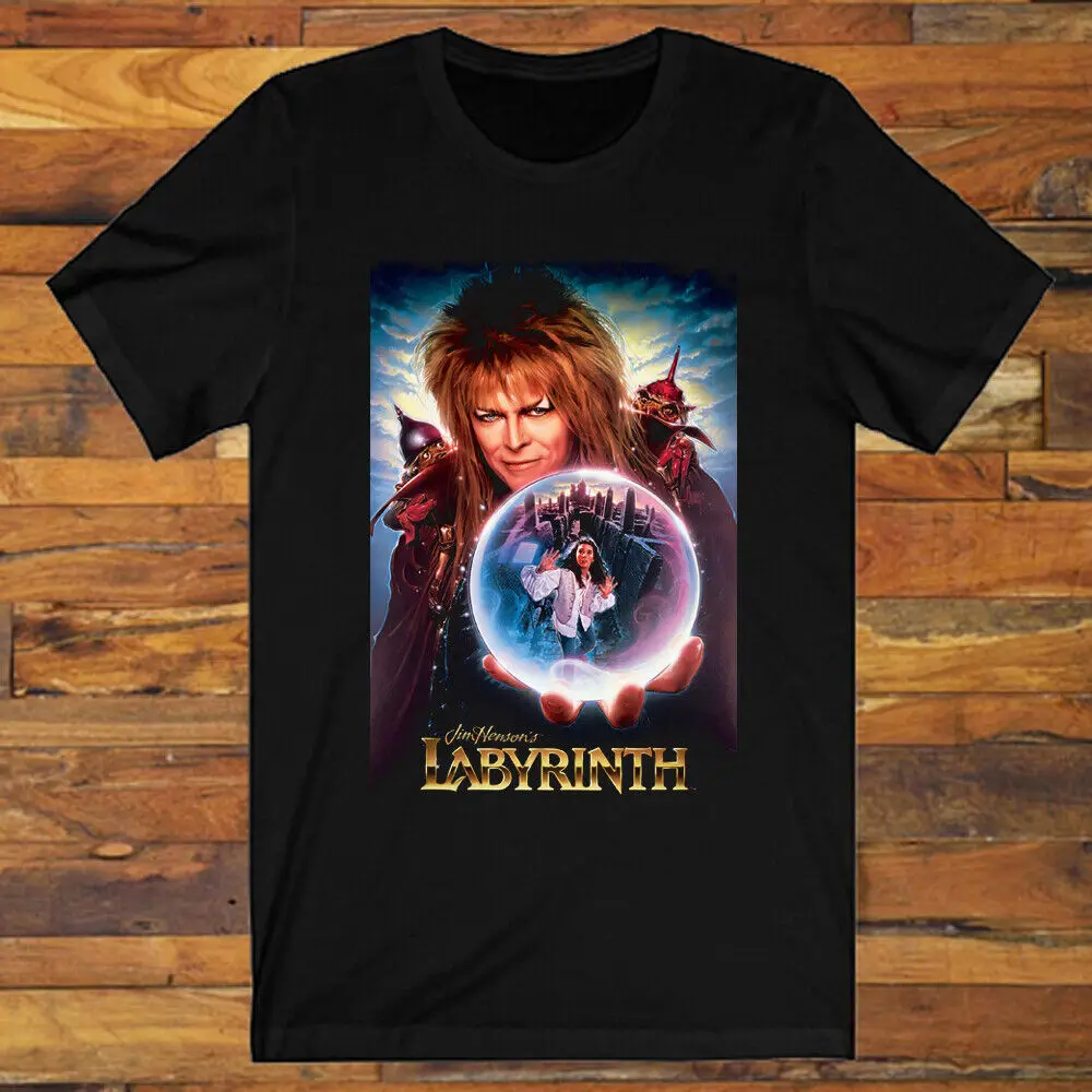 Labyrinth Movie Men's Black T-Shirt S-5XL