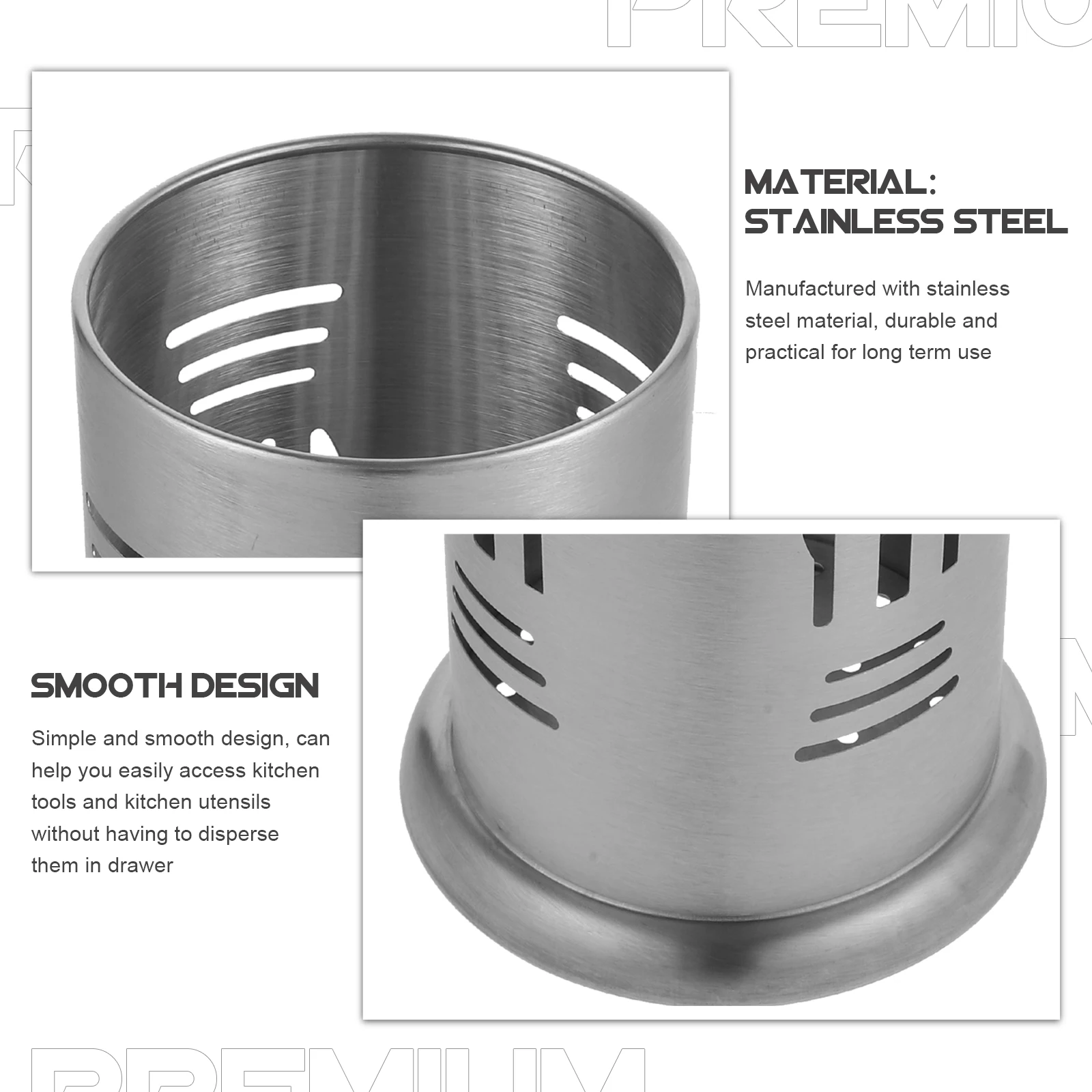 

Chopstick Draining Basket Stainless Steel Cutlery Holder Kitchen Utensil Organizer Flatware Drainer Multipurpose Use