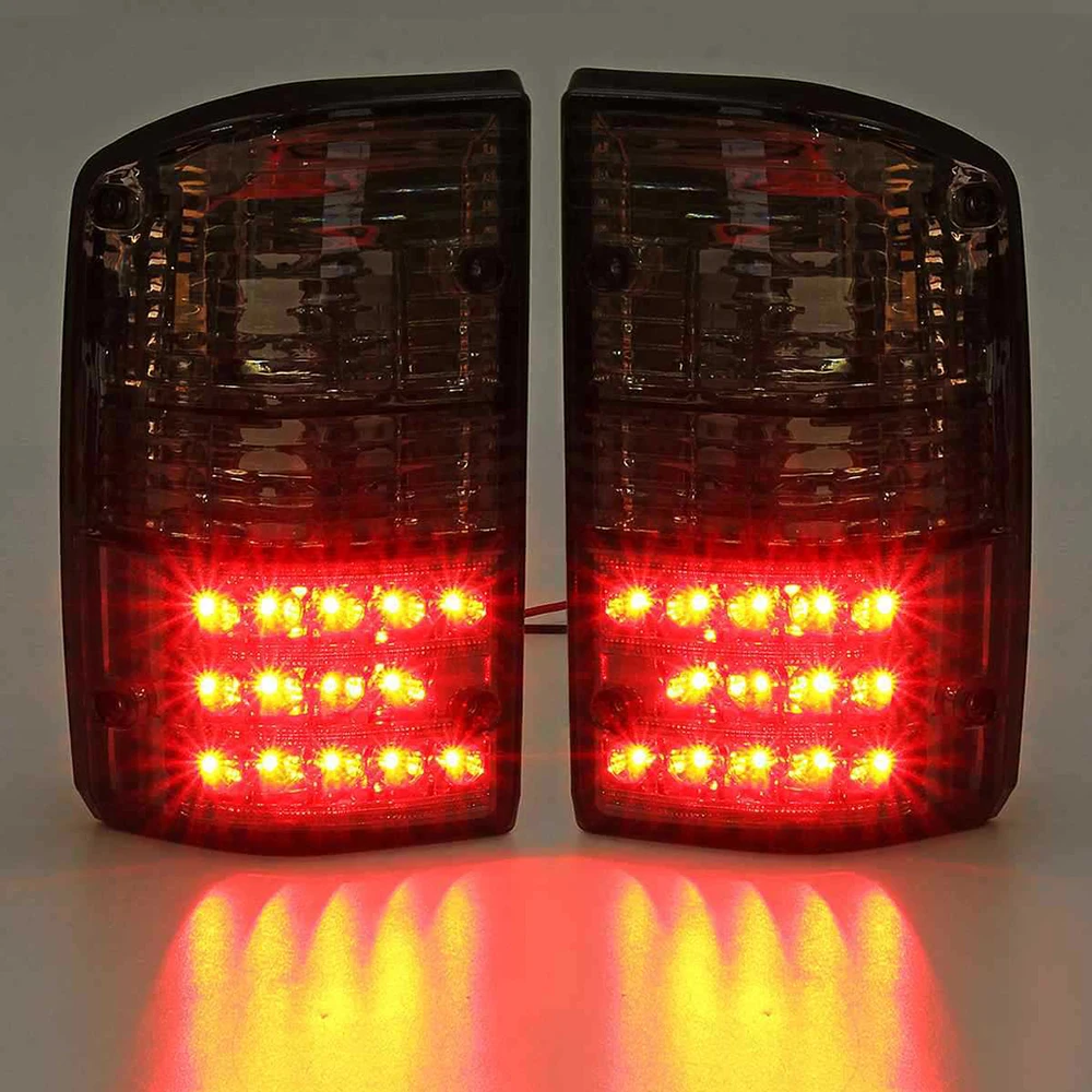 For Nissan Patrol GQ Y60 GR 1987-1997 Automobile Brake Taillight White Red Smoked Rear Lamp fog led Tail Turn Signal Light - Image 4