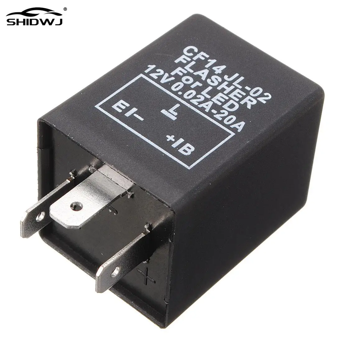 3 Pins Indicator Car Motorcycle 12V Electronic LED Relay Fix Blinker Flasher Indicator 12V LED Relay Fix Flasher Indicator