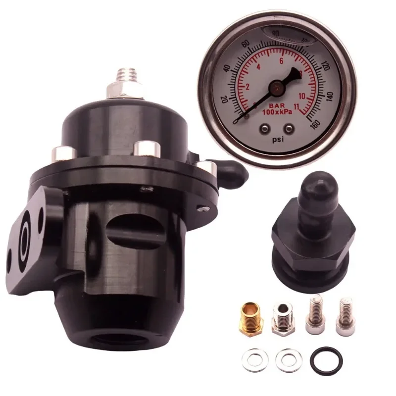 

Loki J Racing Adjustable FPR+Fuel Pressure Regulator Auto Parts For Honda Civic B Series B16 B18 B17 B20 Si LS GSR D16