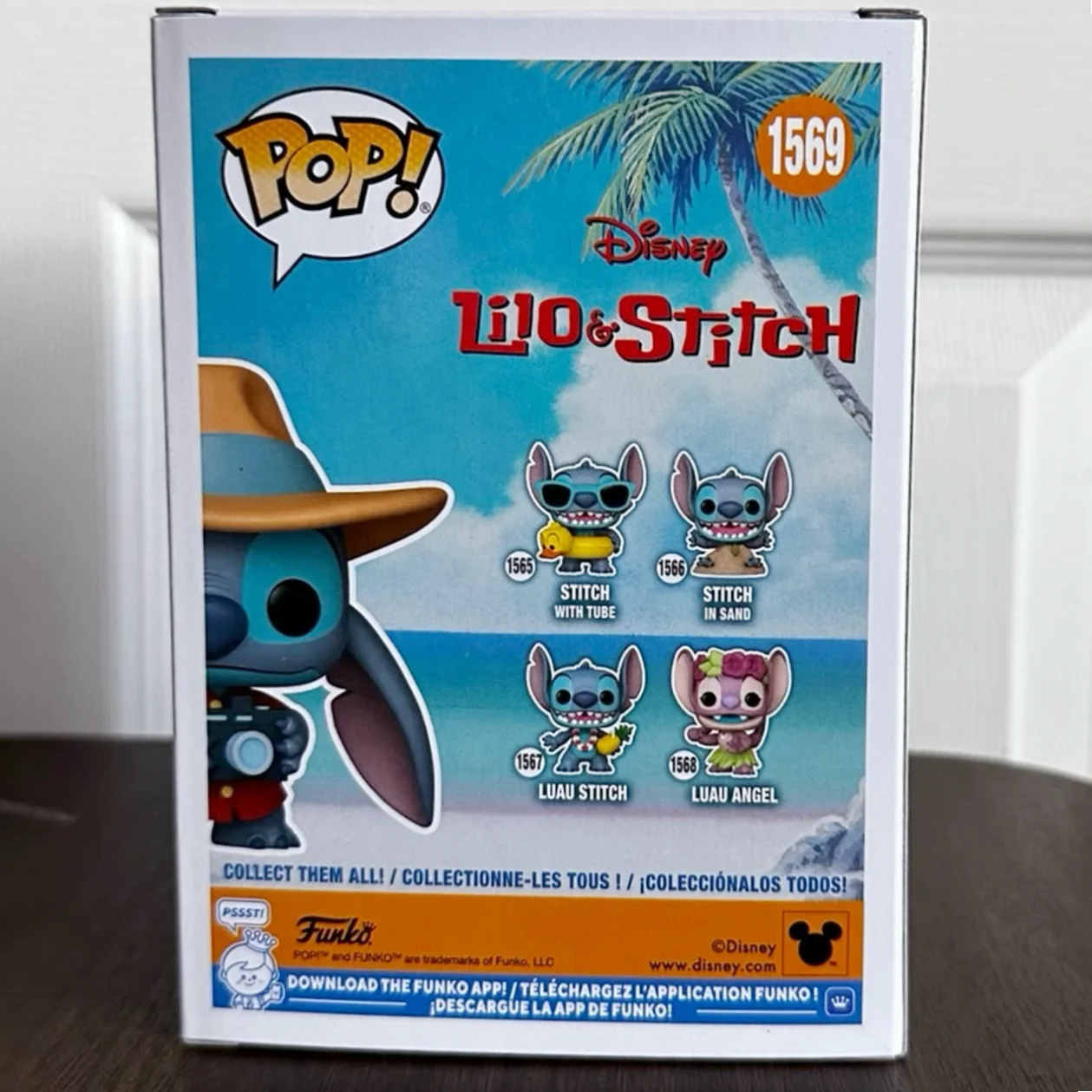 Disney Tourist Stitch 1569 Figures Funko Pop Lilo Stitch 3.85 inch Vinyl Figure Collectible Limited Edition Model Toy Gift - Image 6