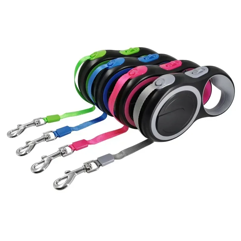 3m 5m 8m 50kg Dog Leash Retractable Roulette Collar for Small Big Accessories Adjustable Durable Walking Hiking Bulldog Rope