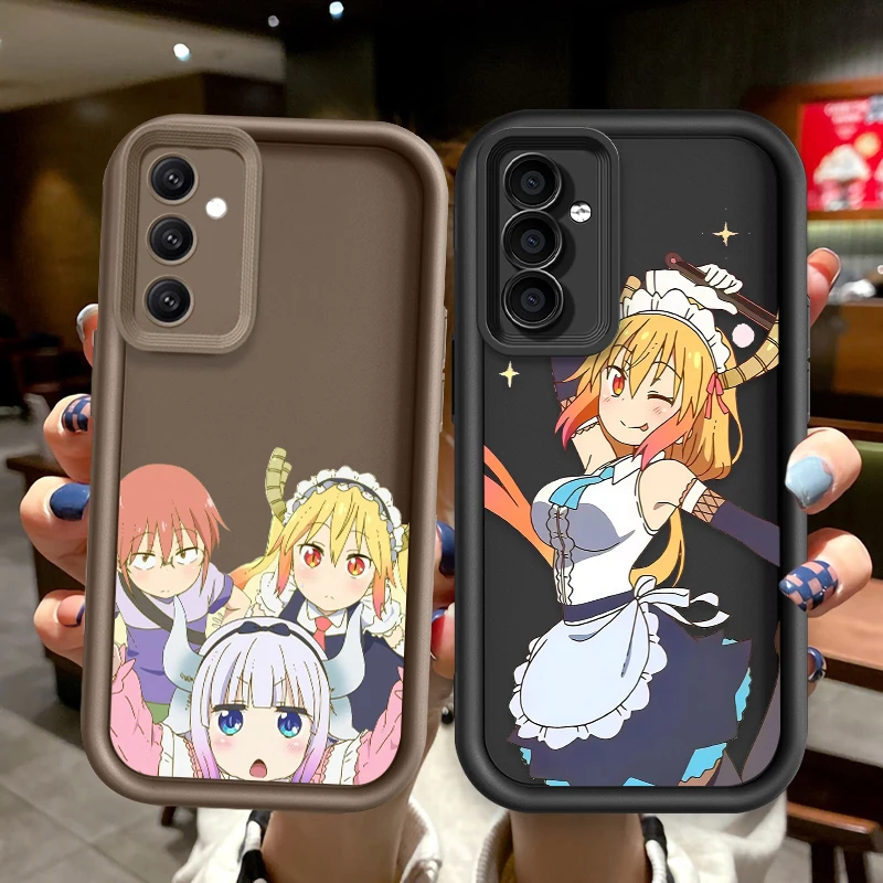 Kobayashi Tohru KannaKamui For Samsung Galaxy S24 S23 S22 S21 S20 Ultra Plus FE A52 A53 A54 A71 Eye Ladder Phone Case