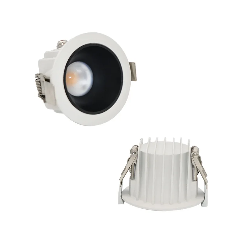 Focos Led impermeables empotrables para baño, foco antideslumbrante redondo de 110V y 220V, antiniebla para el baño del hogar, Toile