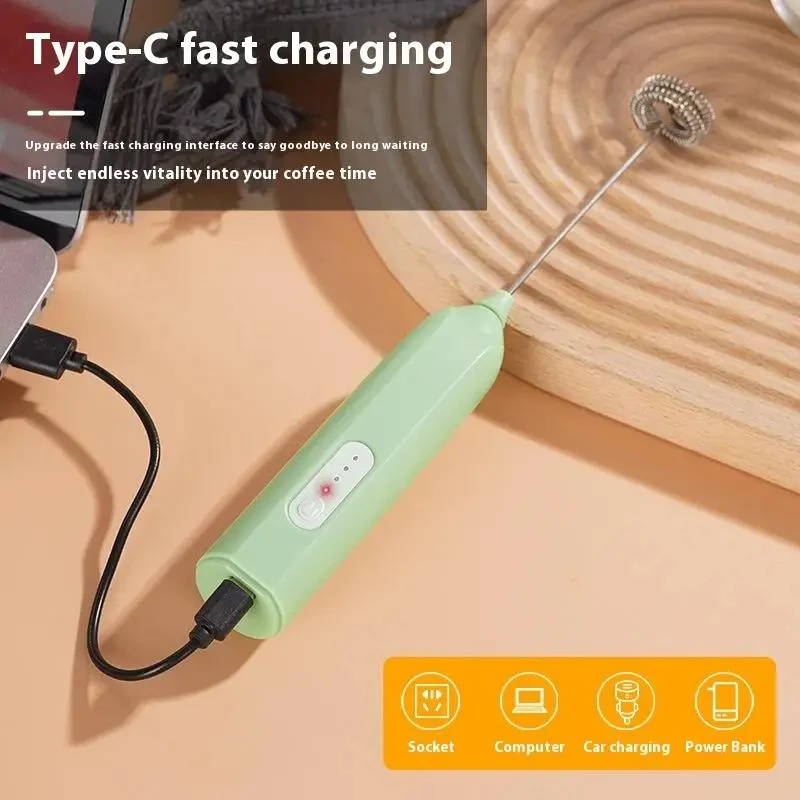 휴대용 우유 거품기, 전기 믹서, 휴대용 커피 머신, 3단계 계란 거품기, 크림 메이커, 가정용 주방 식품 믹서