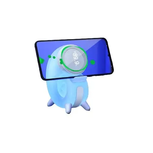 

2025 Hot Product Multifunctional RGB Night Light Conch Shape Best Gift Magnetic Wireless Charger Mobile Phone Holder Bedroom