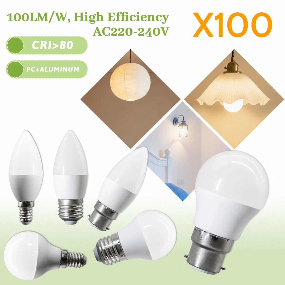 100PCS/LOT Mini Led…
